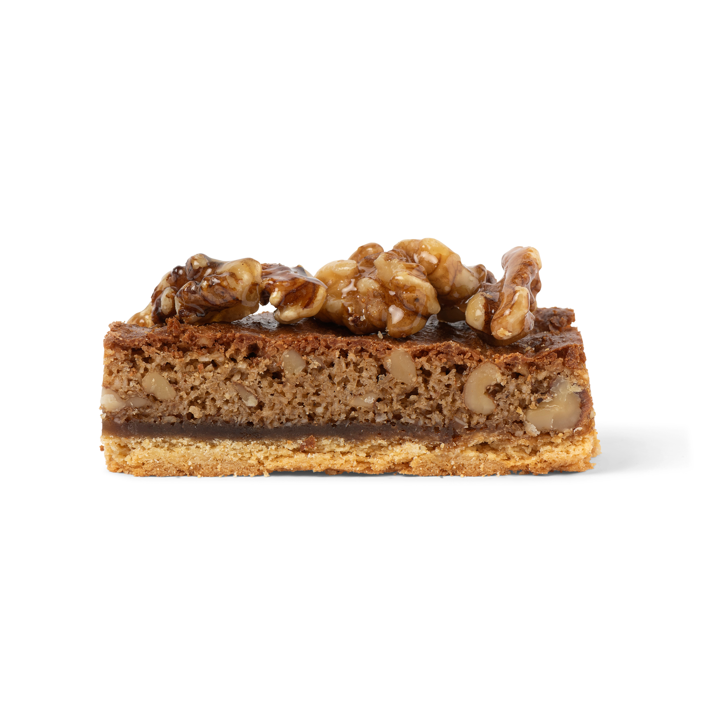 Caramel Walnut Slice
