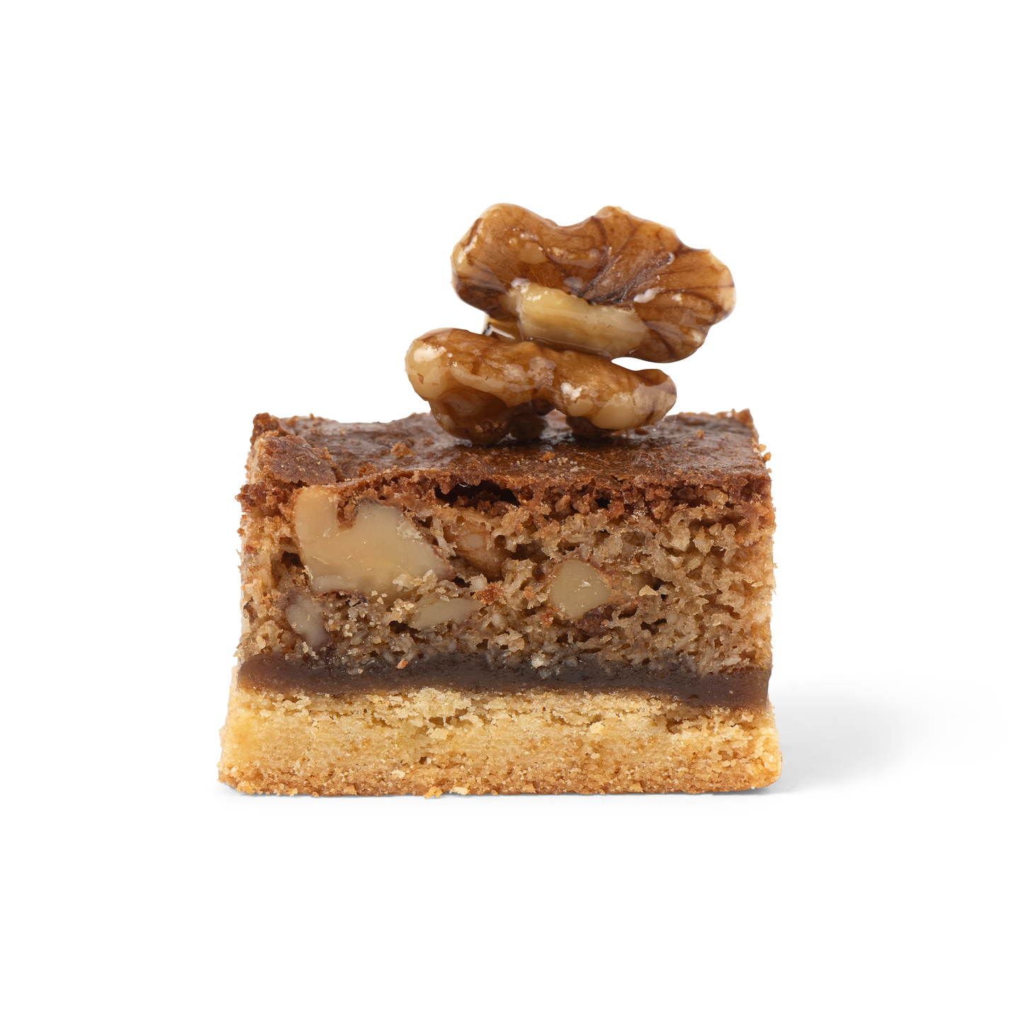 Caramel Walnut Slice