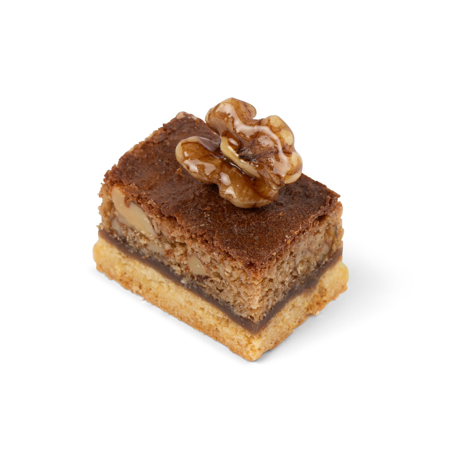 Caramel Walnut Slice