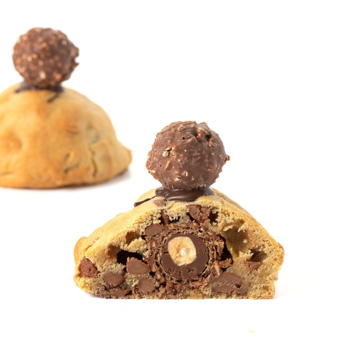 Ferrero Rocher Loaded Cookies